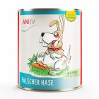 Hund Hundefutter Nassfutter Falscher Hase 810g 6 Stück -1- Anifit