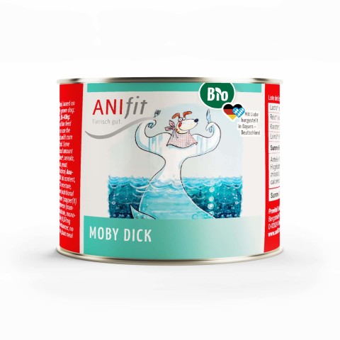 Hund Hundefutter Nassfutter BIO Moby Dick 200g 6 Stück -1- Anifit