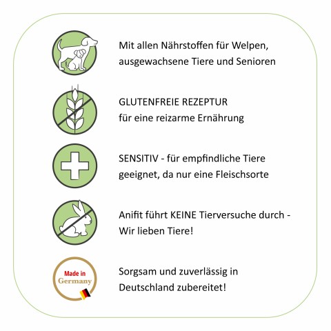 Hund Hundefutter Nassfutter RyDog Vitalmenü Huhn 400g 6 Stück -4- Anifit