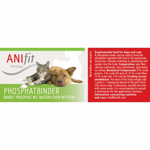 Hund Katze Nahrungsergänzungen Schonkost Hund Schonkost Katze Phosphatbinder 125g 1 Stück -4- Anifit