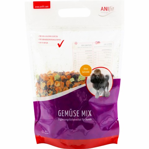 Hund B.A.R.F. Flocken Hundefutter Gemüse-Mix 650g 1 Stück -1- Anifit